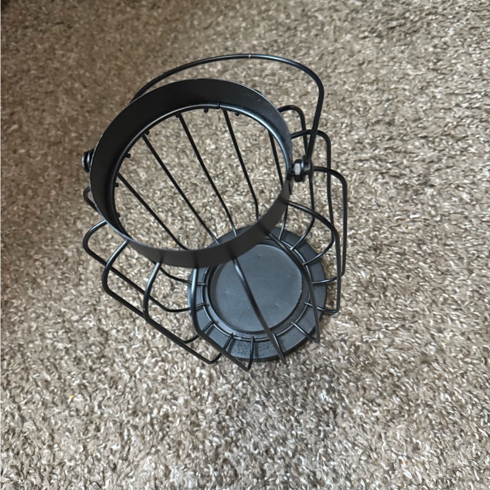 Black Wire Candle Holder